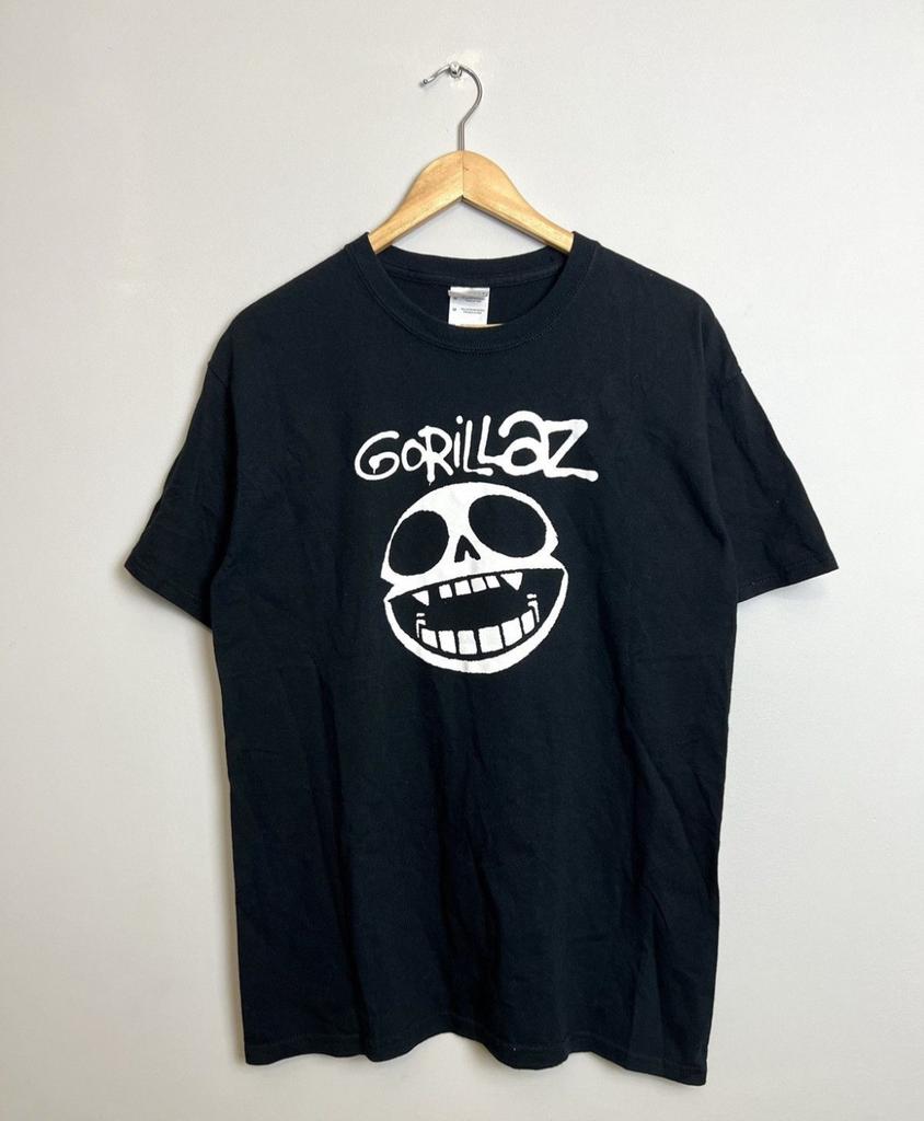 RARE Vintage Gorillaz Tee 00s Band Tee Blink 182 Grail Rock M Black Unisex T-Shirt