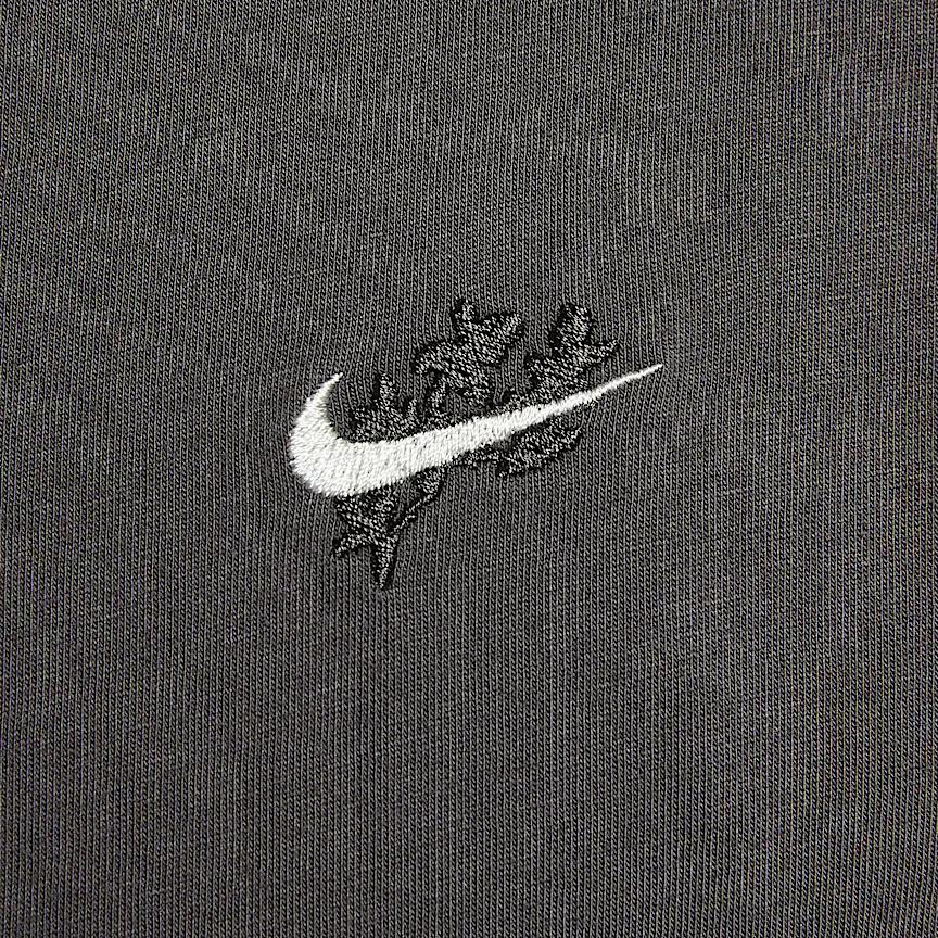 Nike Sportswear Oversized Long Sleeve Drop Shoulder T-Shirt Women Tops Medium-Gray IB1958-261