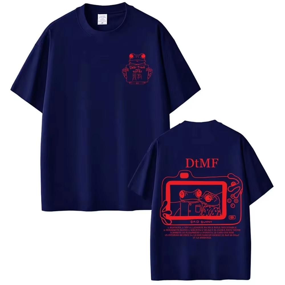 Summer New Bad Bunny Tour 2026 Debi Tirar Mas Photography DTMF Tshirt Unisexs Tshirt Retro Fashion Printed Pattern Tshirt