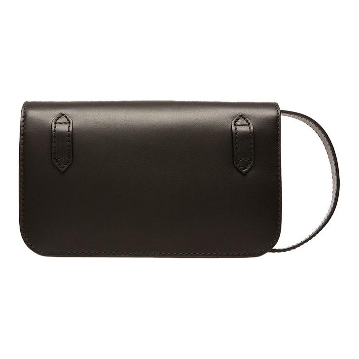 Bally Leather Crossbody Clutch Waist Bag Women Bags Black JANELLE-S-30
