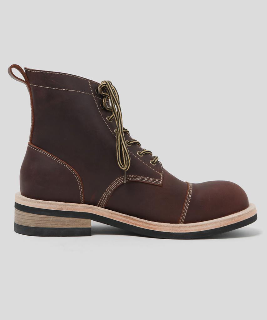 Wetheroad Wtrd5131 Savannah Oil Leather Ranger Walker Boots Chocolate Brown