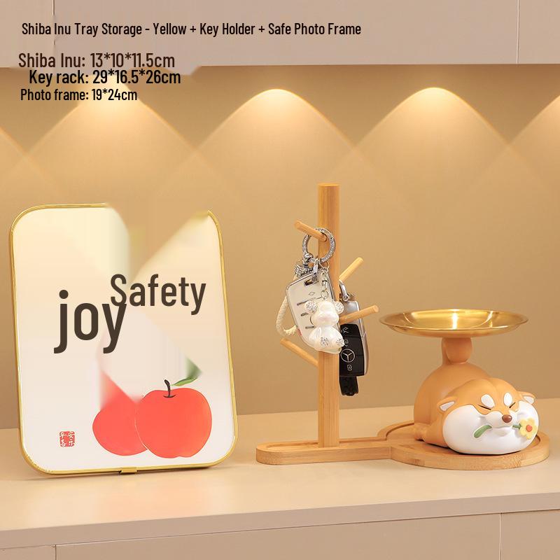 Shiba Inu Key Holder: Cute Hallway Ornament & Housewarming Gift