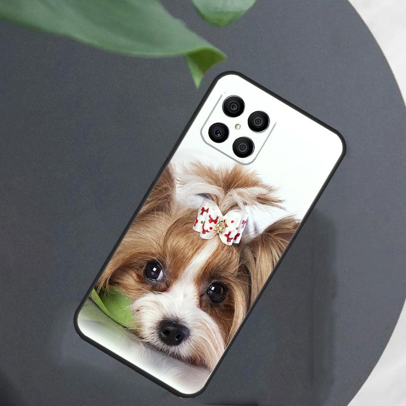 Mini Yorkshire Terrier For Honor Magic 7 Lite 6 8 Case For Honor 200 400 Pro 90 70 50 X8c X8b X9a X9b X9c X9d Win RT