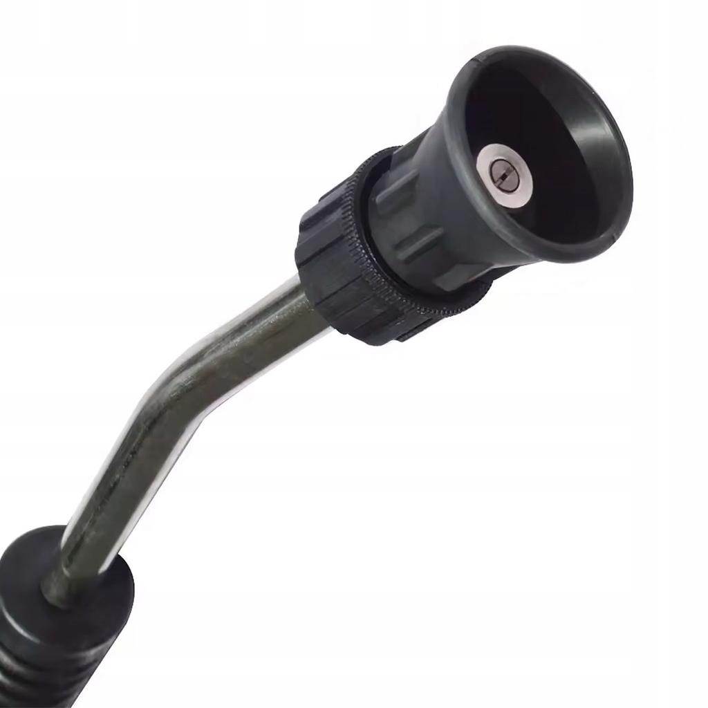 Rosfix Lanca Zagięta 50CM 15° M22x1.5 – Do Myjek Karcher HD/HDS | Dysza Płasko-Strumieniowa | Gumowany Uchwyty | Stal Nierdzewna