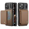 Magnetic Leather Case for iPhone 17 Pro Max Air 16 Plus 14 13 12 11 X XR XS Max RFID Blocking Detachable Card Slot Wallet Cover