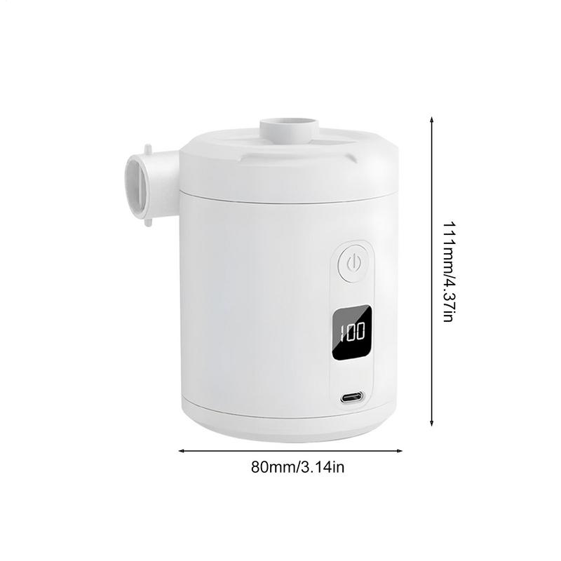 Mini Portable Air Pump Camping Air Pump Electric 5200mAh Battery 4000Pa Quick Inflator Deflator For Pool Beach Travel Home
