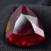 Natural Red Ruby Loose Gemstone 11.05 Ct Trillion Cut for Jewelry Making and Gem Collections