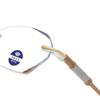 Ultralight Ladies Reading Eyeglasses Unisex Ladies Men Rimless Anti Blue Light Farsighted Eyewear Optical Glasses Diopter