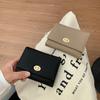 Women's Korean Trend Solid Color Foldable Short Wallet and Card Holder