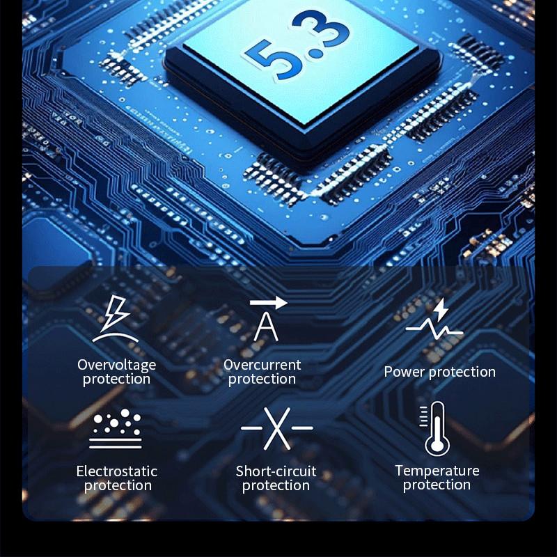 Nabíječka do auta 4 v 1 Bluetooth Multifunkční nabíječka Pohodlné použití Nabíjecí adaptér Type-C s digitálním displejem s výsuvným kabelem Pro iPhone