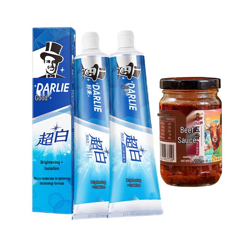 

Darlie Super White Toothpaste & Mushroom Sauce Bundle