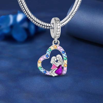 Copper Love Heart Girl Panda Balloon Strawberry Charms Bracelet Necklace Making Gift Of High Quality Fine Jewelry