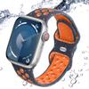 Eredeti Sport Gumi Szíj Apple Watch Szíjhoz Ultra 2 49mm 45mm 44mm 42mm 38mm Szilikon Karkötő iWatch 9 8 7 6 5 SE 41mm
