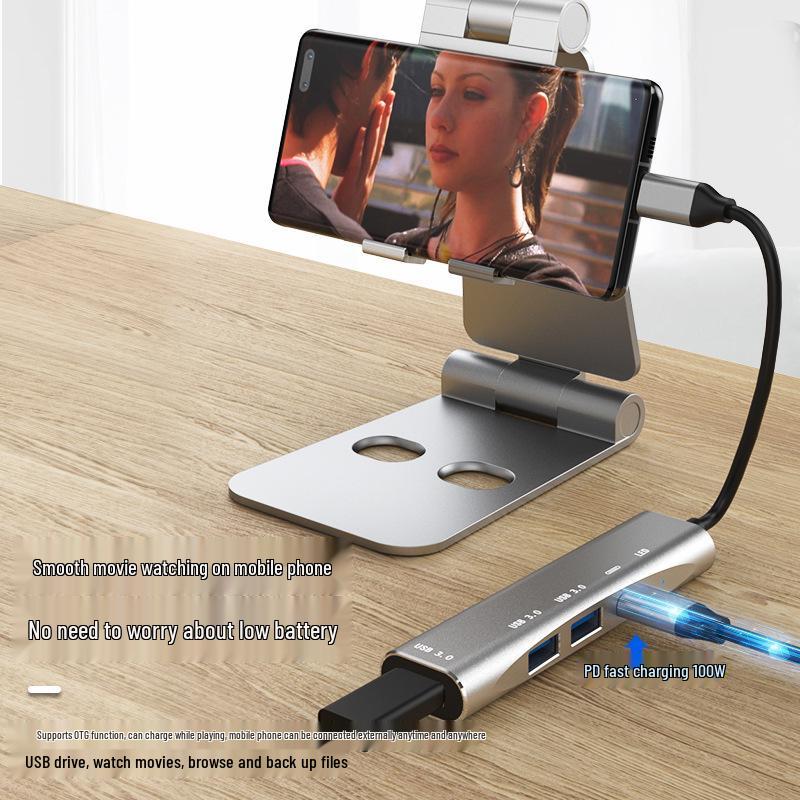 USB-C Docking Station: PD Charging Hub & USB 3.0 Splitter for Phones, Tablets, Laptops