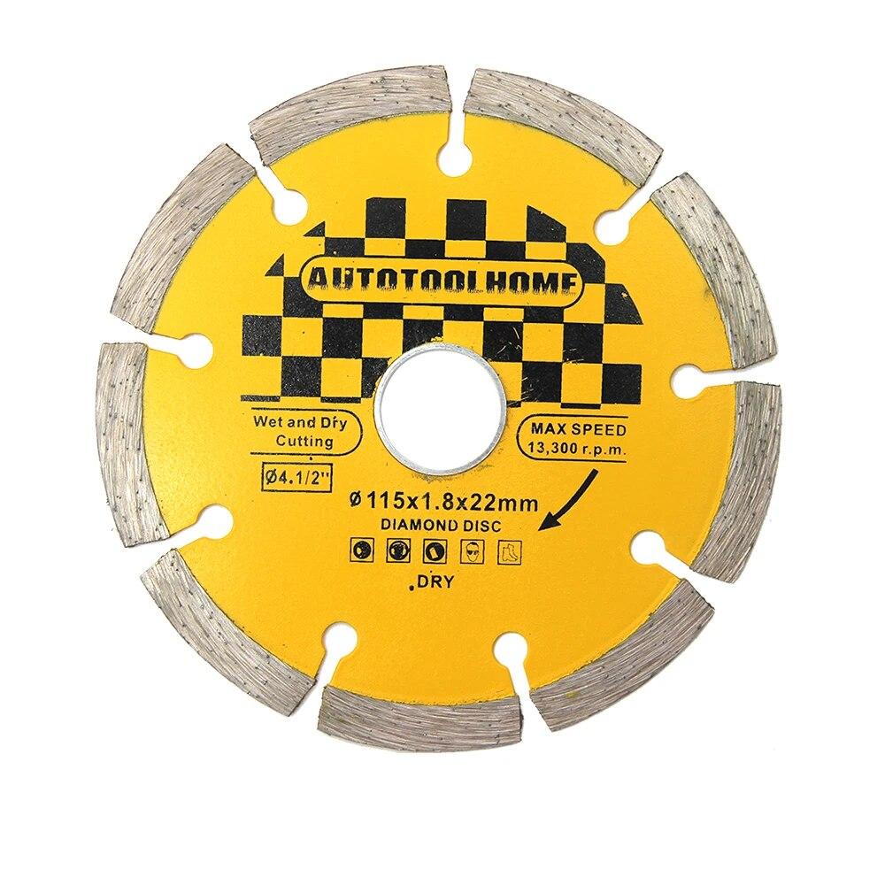 115mm Diamond Dry Grooved Wall Breaking Saw Blade Granite Marble Cutting Blade Concrete Stone Diamond Dry Slicing Tool