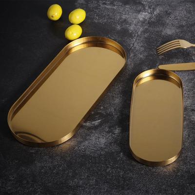 Sleek Oval Fruit Bowl Tray for Home Decor