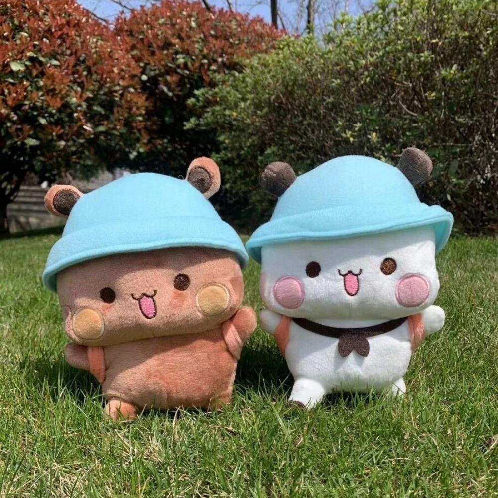 Muñecos de Oso Panda Yier Lindos Juguetes de Peluche Bubu Dudu Encantador Dibujo Animado Relleno Suave Peluches Decoración del Hogar para Regalo de Novia