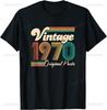 55 Years Old Gifts Vintage 1970 Music Cassette 55th Birthday T-Shirt Unisex Summer Streetwear Tops Casual Camiseta Hombre