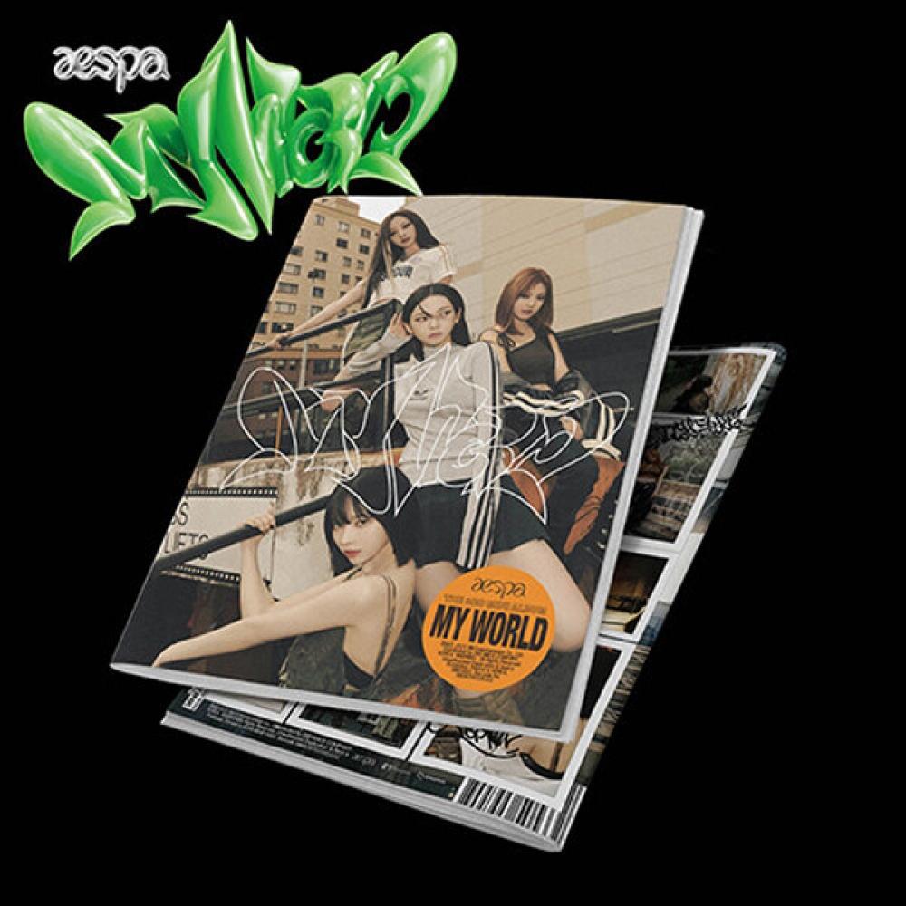 

TABLOID версия+постер aespa MY WORLD 3-й мини-альбом
