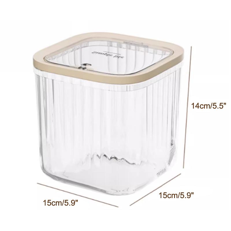 

1 шт. Контейнер для капсул для стирки Большой вместимости Коробка для хранения стирального порошка Органайзер для ароматических бусин Влагостойкий S