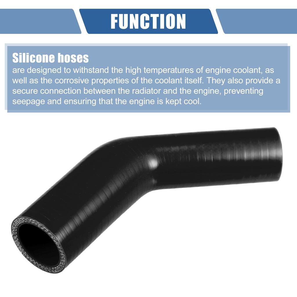 X AUTOHAUX Silicone Hose, Silicone Pipe, Radiator Hose, 1 Piece,
