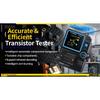 FNIRSI LCR-P1 Transistor Tester Diode Triode Capacitance Resistance Meter LCR ESR Meter NPN PNP MOSFET IR Multifunction Tester
