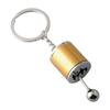 Creative Car Speed Gearbox Gear Head Keychain Manual Lever Car Metal Keychain