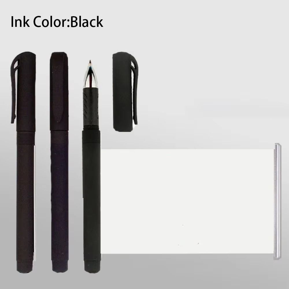 Exams and Notes Pull Paper Pen Educational Notes Paper Pen Retractable Invisible Pen Writing Tool