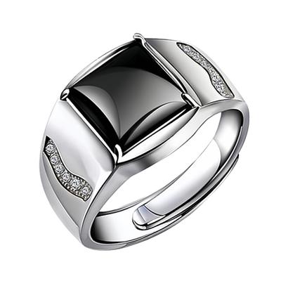New 925 Sterling Silver Men Ring Adjustable Simplicity Fashion Exquisite Student Girlfriend Jewelry Accessories Wedding Party