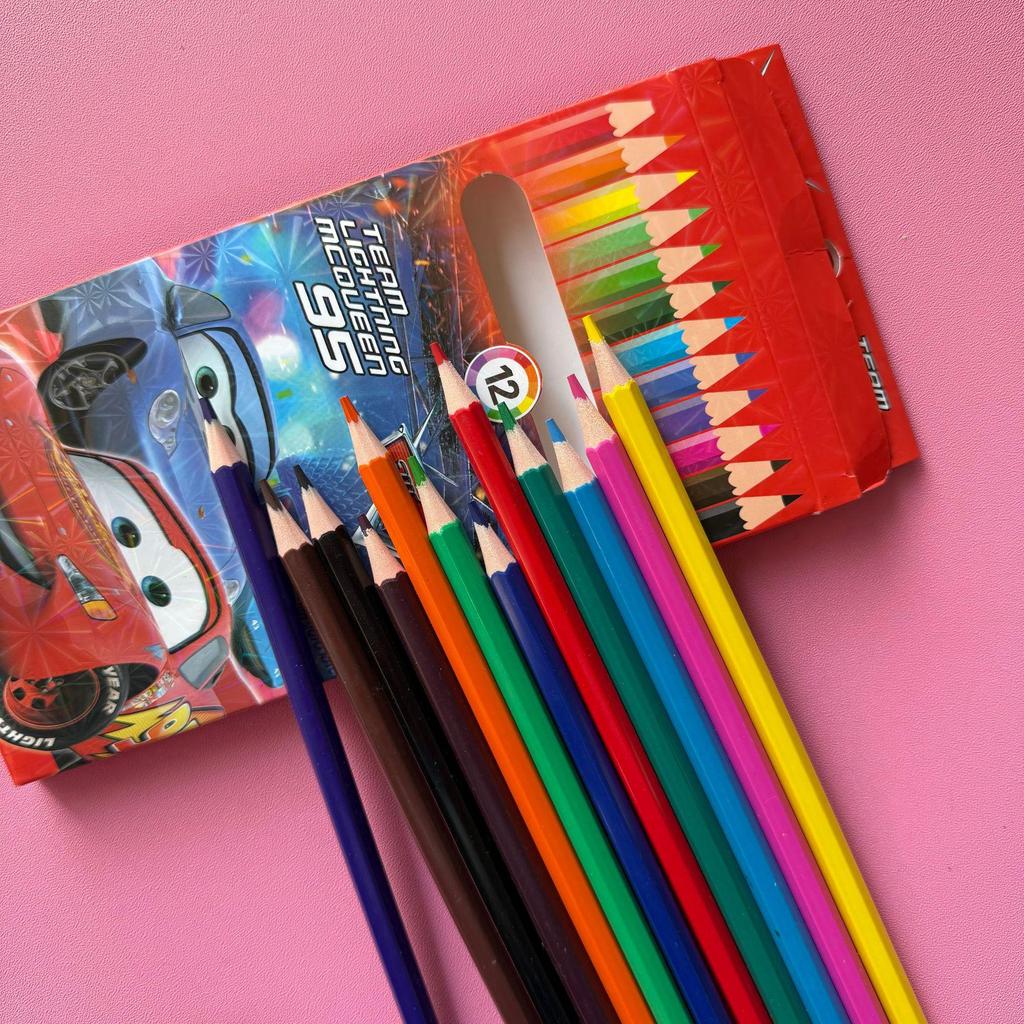 Zootopia 12-Color Cartoon Pencils: Judy & Nick Student Set