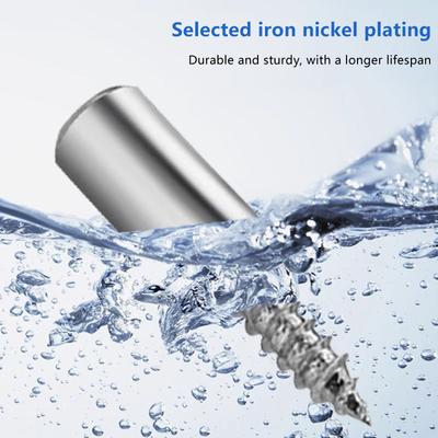 20/30Pcs Support Multifunction Fixed Cabinet Rack Nail Self-Tapping Integrated Screw Clapboard Holder Laminate Support Nail