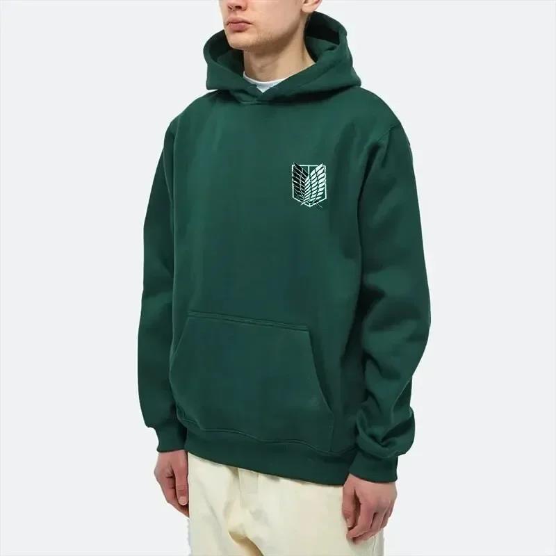 Bluza z nadrukiem w stylu anime Attack On Titan Zestaw dla mężczyzn i kobiet