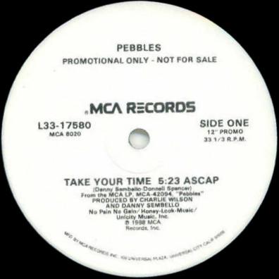 

12inch Record PEBBLES Take Your Time L3317580 MCA Records 1988 US Rap HipHopRB Used