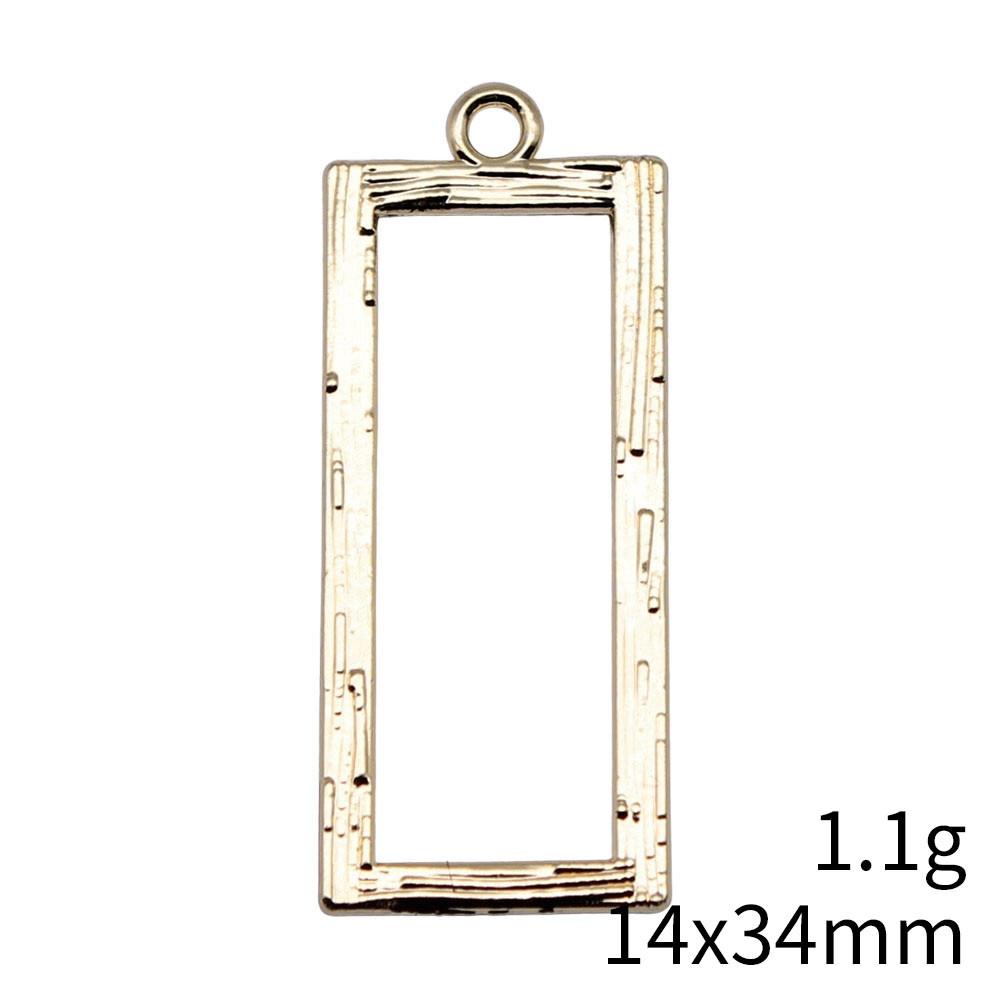 Wedding Anniversary Charms For Italian Bracelet Geometric Hollow Charms Pendant Women's Clothing Pendant Accessories