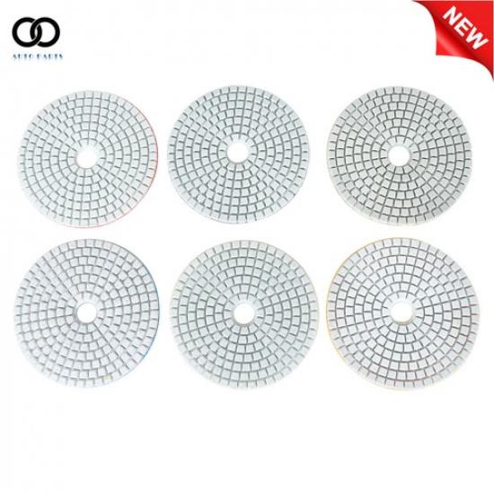 Diamond Polishing Pads 4 Inch  7 Pieces for Concrete Marble Quartz Stone