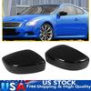 2PCS Gloss Black Side Mirror Cover Cap Assembly For 2008-2013 INFINITI G25 G37