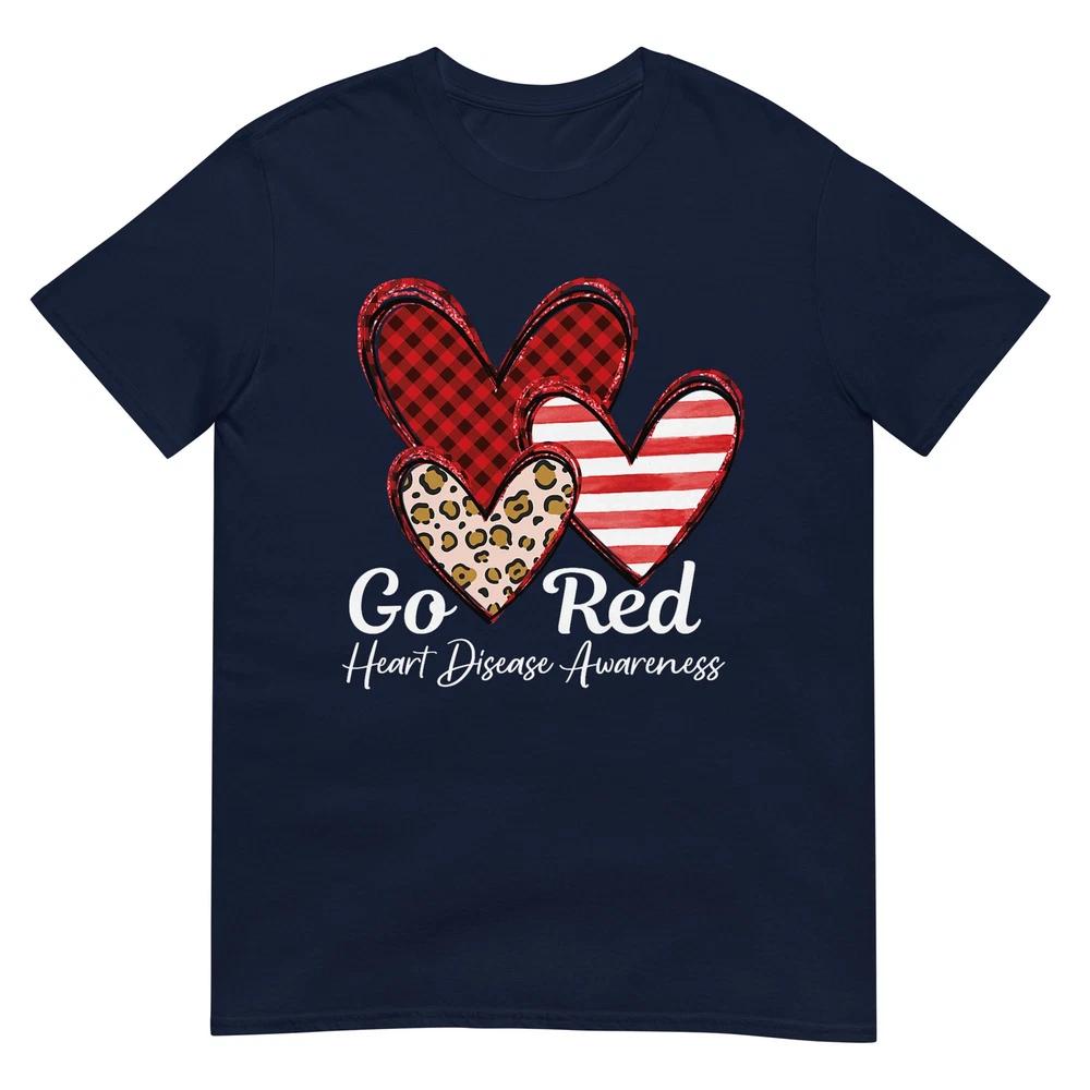 Go Red Heart Disease Awareness Chd Unisex February Wear Red TShirt