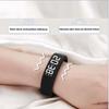 LED Digital Alarm Bracelet Waterproof Fitness Wristbands Vibrating Alarm  for Students