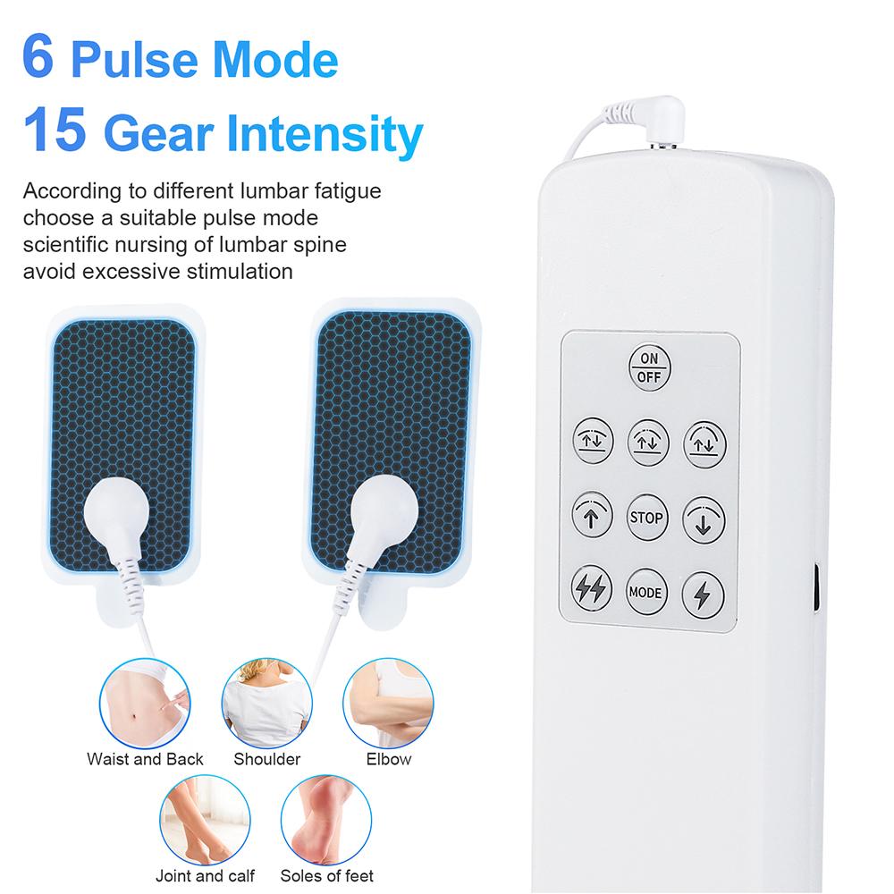 2-IN-1 Electric+Manual Back Stretcher Adjustable Height Airbag Waist Back Stretching Massager Lumbar Support Traction masajeador