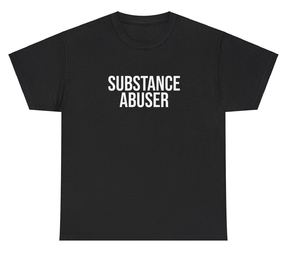 Tričko Substanční závislost Vtipné Sarcastic Drogy Alkohol Pilulky Závislý Meme Tričko Unisex Tričko