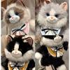 1PC Muppet cat backpack cute doll bag double shoulder plush toy for girlfriend's birthday gift