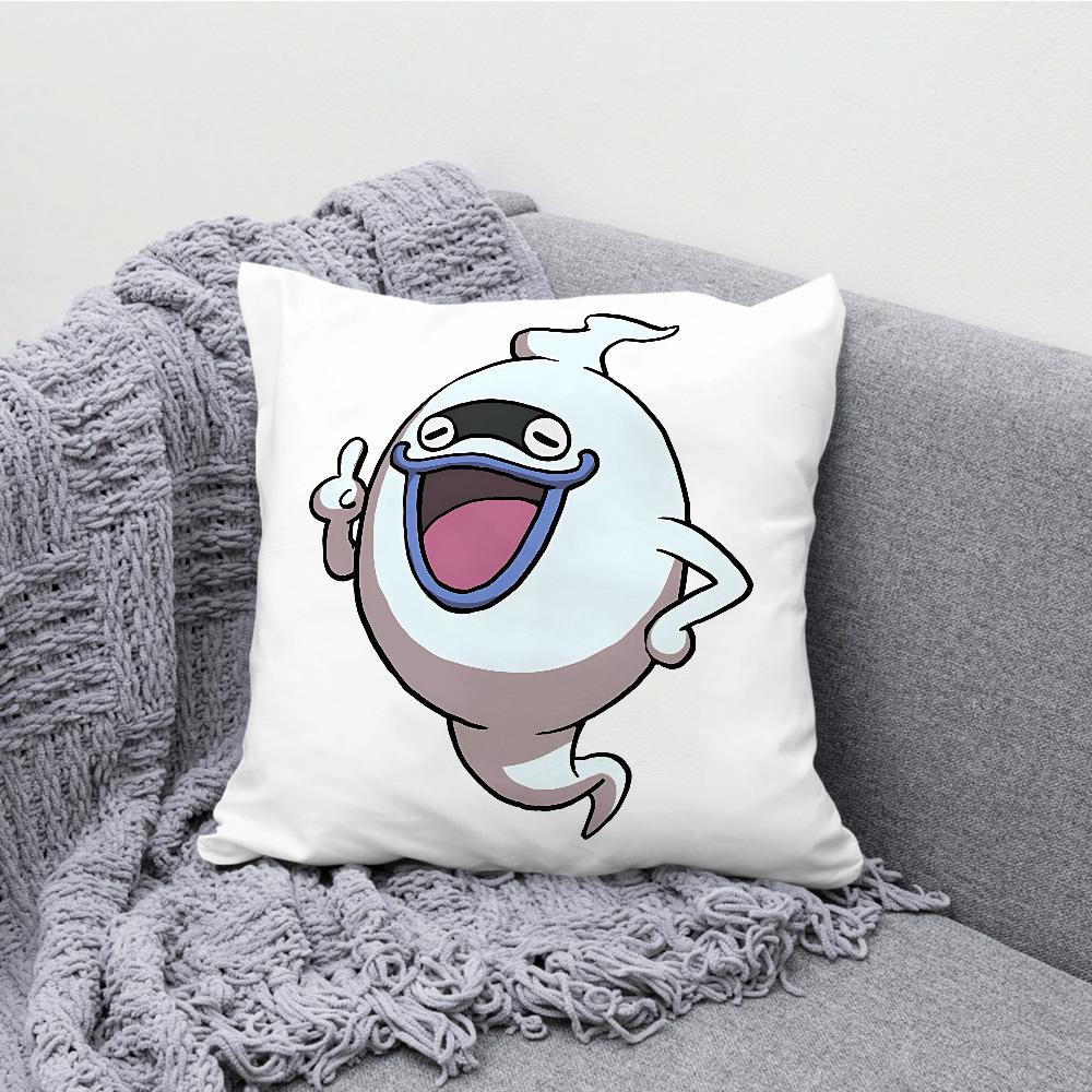 Y-Yokai W-Watch Pillow Case Soft Cushion Cases for Farmhouse Sofa Decor Home Decorations and Protector Pillow Case