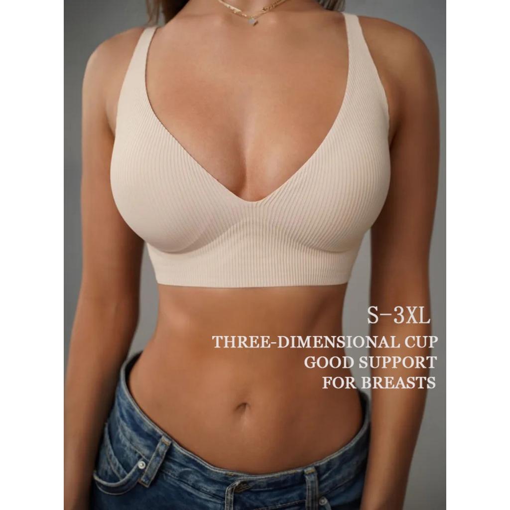 Non Marking Underwear, Top Support, Adjustable Underwear, Women's Underwear, Small Stripes, Gathered Underwear, Thin Underwear, Underwire, Bra