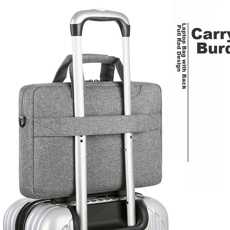 BRINCH Laptop Bag, 14/15 Inch Business Travel Handheld Shoulder Bag, Suitable for Apple And Huawei Notebooks