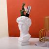 Nordic David Pen Holder & Ikebana Vase: Creative Makeup Brush Organizer & Decorative Plant Pot