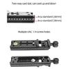 Camera Quick Release Plate Adapter Camera Clamp Self-contained Precise Scale
