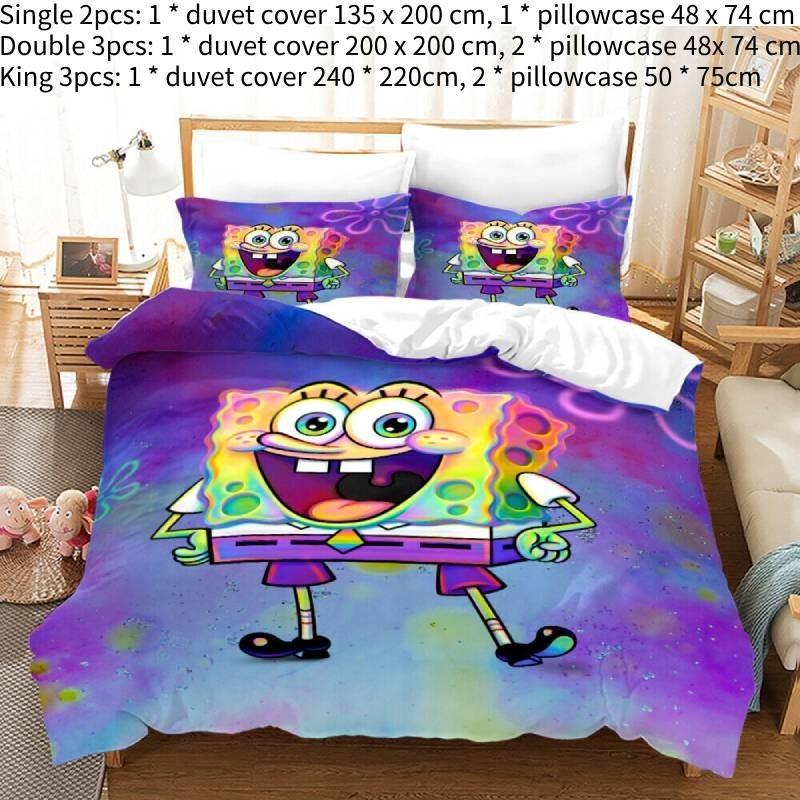 Modern Minimalist 3-piece Bed Sheet Set High Definition Digital Print Single