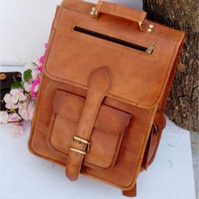 Laptop Backpack Leather Handbag Leather Backpack Men Hipster Backpack Purse