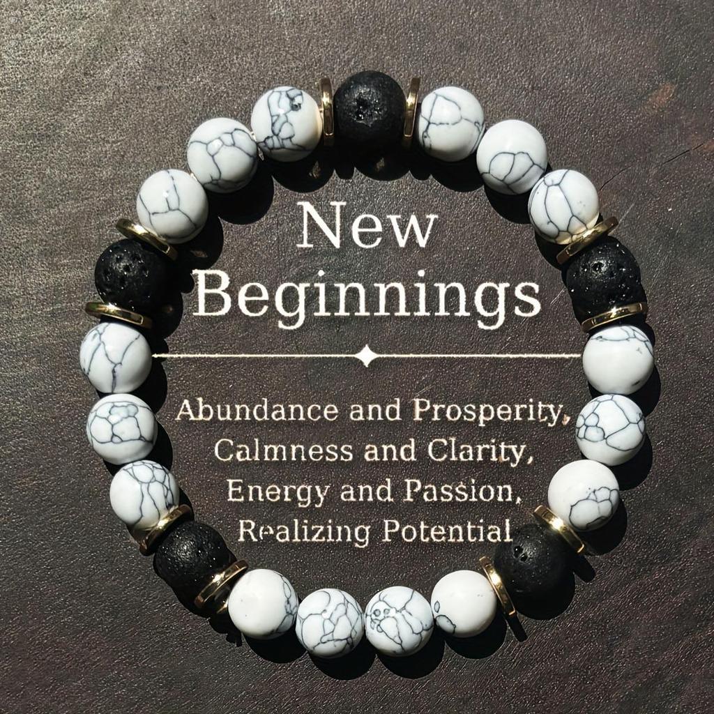 Six-Stone Natural Bracelet: Amethyst, Tiger Eye, Lapis Lazuli & More