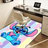 Office Rug Stitch, Hearts theme 3D Printed Anti-Slip Rug-Machine Washable for Living Room